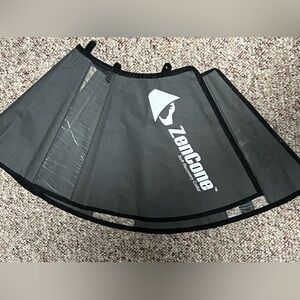ZenCone Soft Recovery Collar – Size XL – Adjustable – Black